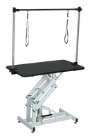 43 Inch Adjustable Heavy Type Hydraulic Pet Dog Grooming Table Upgraded Professional Drying Table Heavy Duty Frame with Adjustable Arm and Noose