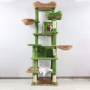68in Multi-Level Cat Tree Tower with Hammocks & Scratching Posts