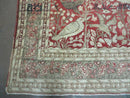 4' X 6' Antique Handmade Turkish Tree Of Life Oriental Wool Rug Birds Red