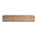 Modern Minimalist Bathroom Cabinet With Soft Close Drawers And Floating Mounting Design