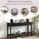 U_Style 58.3'' Fir Veneer Entryway Table