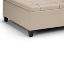 Harrison - Upholstered Coffee Table Storage Ottoman by Unique Piece Furniture