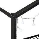 Bed House Frame With Shelves And Lights