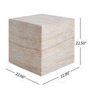 Outdoor Indoor Square Lightweight Side Table by HouseOfZazla