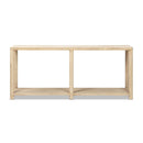 Milo - Console Table With Lower Shelf - Natural by HouseOfZazla