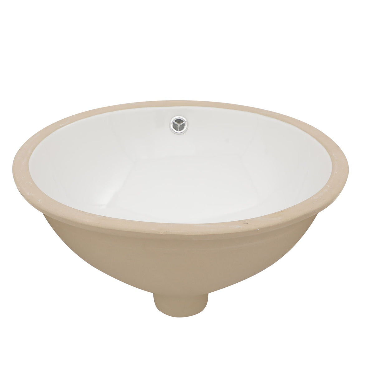 Elegant Ceramic Oval Undermount Bathroom Sink With Overflow, photo 3 of 20