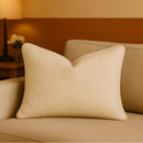 Homey Cozy - Textured Throw Pillow - Ivory by Unique Piece Furniture