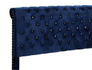 Elegant Transitional Upholstered Bed by HouseOfZazla