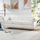 Rolled Arm Chesterfield 3 Seater Sofa by Unique Piece Furniture