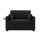 Sleeper Sofa With Foldable Mattress, USB Ports, Side Table & Storage Pocket by Unique Piece Furniture