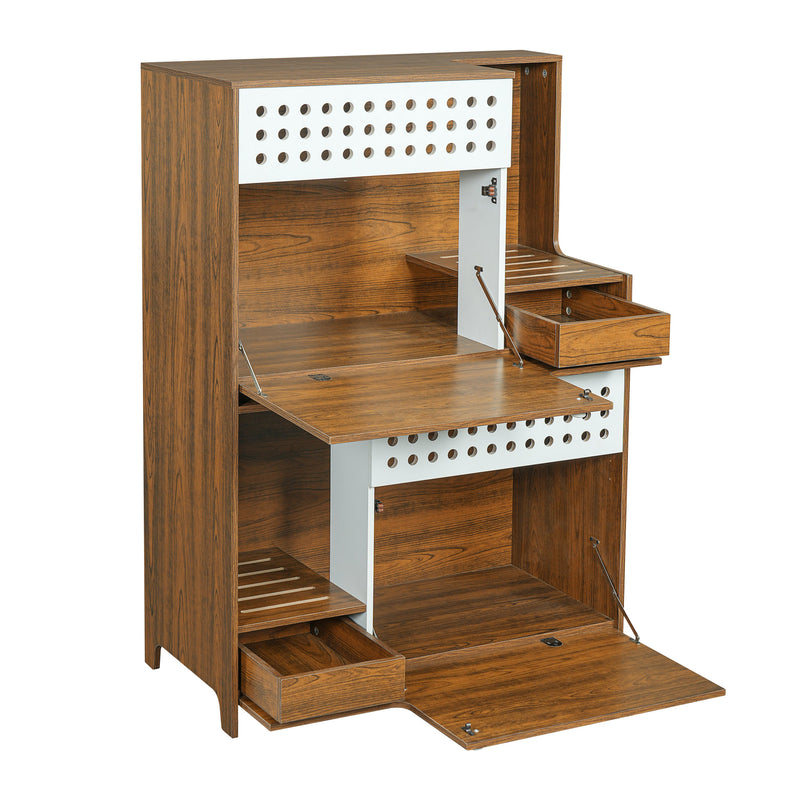 Modern 2-in-1 Cat Furniture, Litter Box Enclosure Side Table, photo 5 of 10