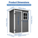 5x3ft Resin Shed by HouseOfZazla