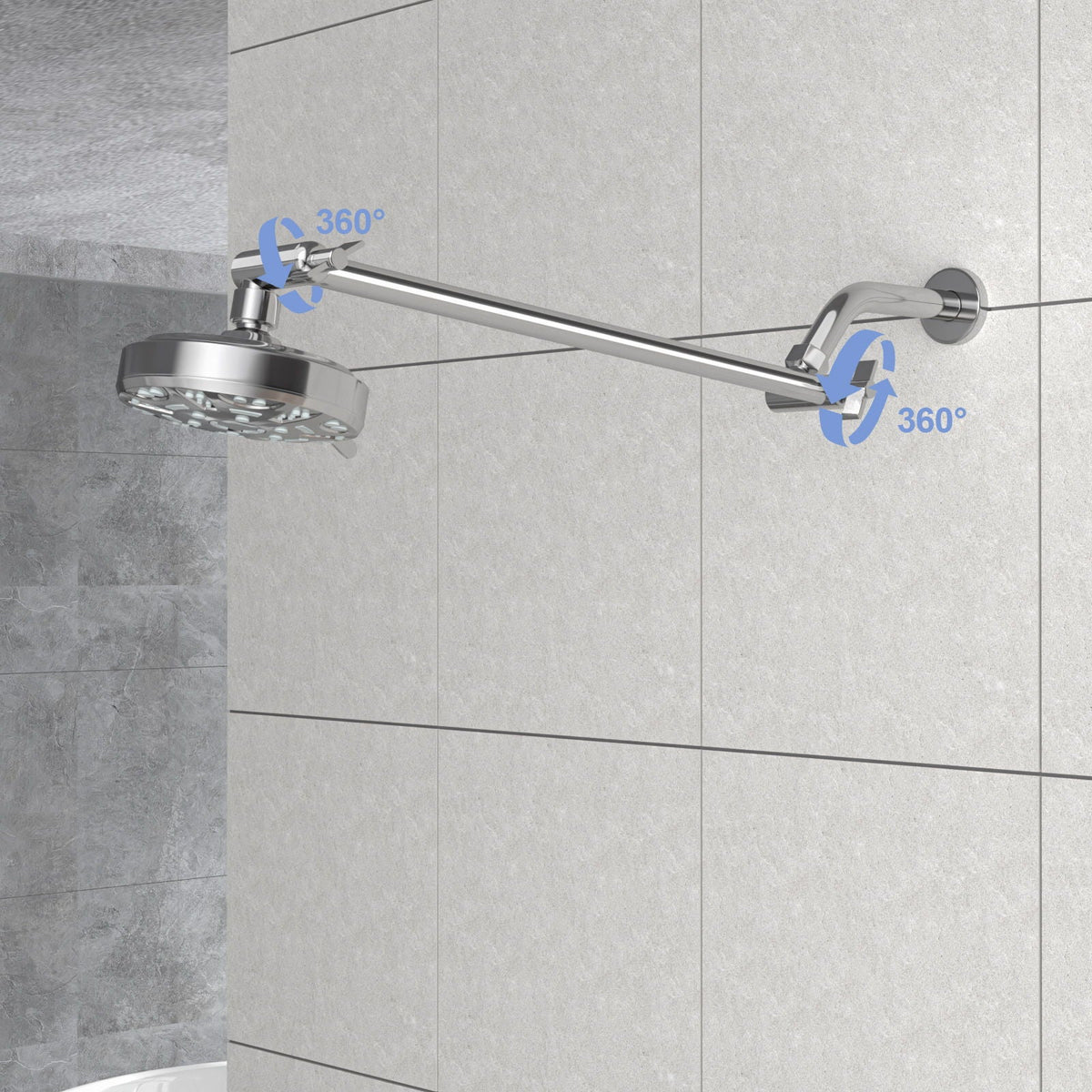 Sleek Design Stainless Steel Shower Arm Extension, photo 26 of 28