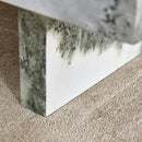 A modern and practical coffee table with black and white patterns. Made of MDF material. The fusion of elegance and natural fashion 47.2"x 23.6"x 12 "