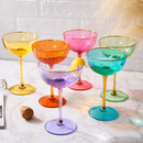Vintage Art Deco Coupe for Champagne | Set of 6 | 7 oz by The Wine Savant