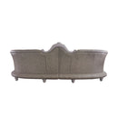 Dresden - 43" Sofa With 5 Pillows - Synthetic Leather & Vintage Bone White by Unique Piece Furniture