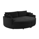 Oversized Double Chaise Lounge Sofa With USB Ports by HouseOfZazla