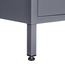 9 Door Lockers With Lock For Storage In Office, School, Gym, And Bedroom - Gray