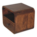Curved Upper Slot Floating Nightstand by Unique Piece Furniture