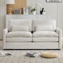 Cozy Upholstered Cushion Loveseat Sofa For Living Room by HouseOfZazla