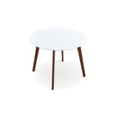 Dining Table - Brown / White