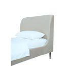 Heather - Upholstered Bed With Curved Headboard by HouseOfZazla