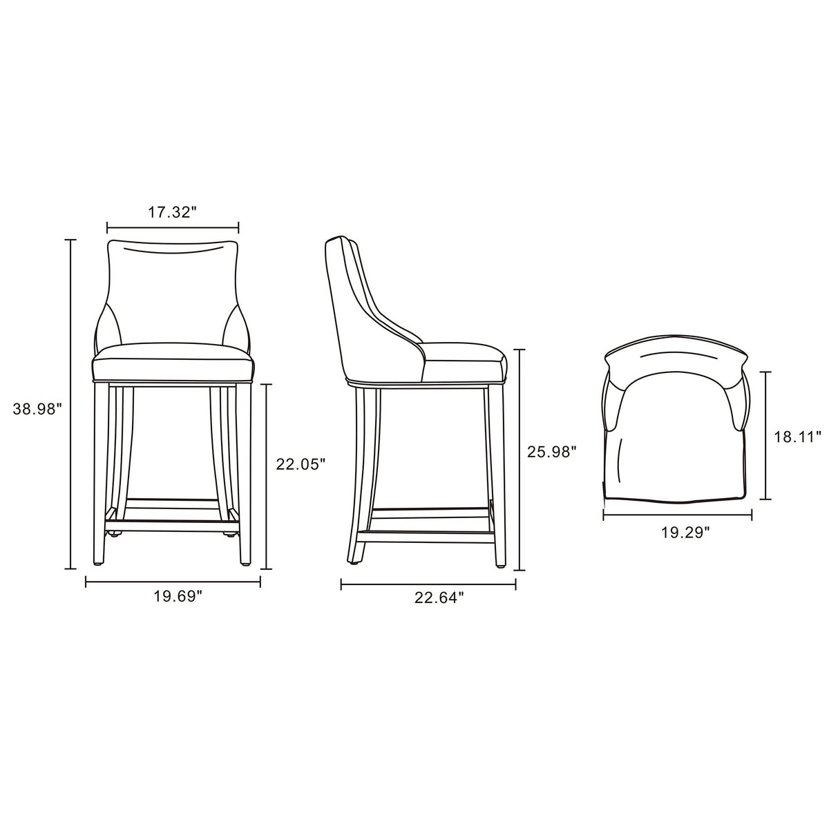 Shubert - Counter Stool, photo 21 of 21