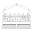 House Bed With 2 Drawers