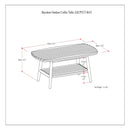 Bayshore - Outdoor Coffee Table - Light Teak by HouseOfZazla