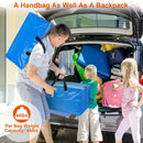Moving Bags Heavy Duty Storage Totes - Blue 4 Pack by LJGDeals