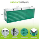 93.7" x 31.5" x 32.3" Raised Garden Bed Kit by HouseOfZazla