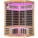 Double Sauna Room With Carbon Heating Plates - White Oak by HouseOfZazla
