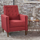 Mid-Century Modern Recliner With Button Tufted Waffle Stitch by HouseOfZazla