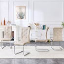 Elegant Design Upholstered Dining Chairs