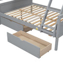 Bunk Bed With Ladder And Safety Guardrail by HouseOfZazla