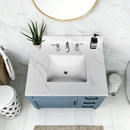 31-Inch Quartz Bathroom Vanity Top