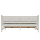 Modern Daybed With 2 Large Drawers, X Shaped Frame