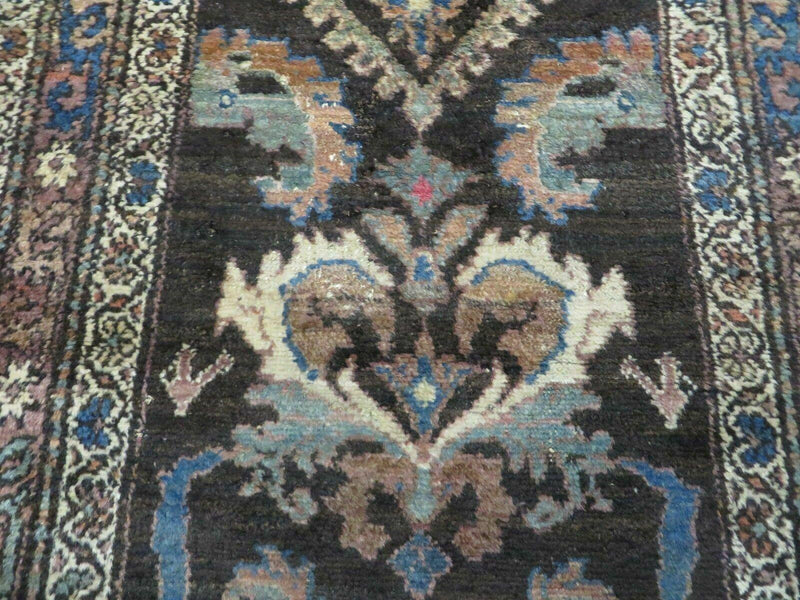 3' X 6' Antique Handmade India Floral Oriental Wool Rug Veg Dyes Nice