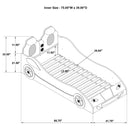 Solana - Race Car Bed With Underglow Lights by HouseOfZazla