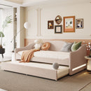 Design Upholstered Daybed With Light and Trundle by HouseOfZazla