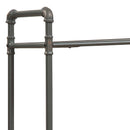 Itzel Antique Bookshelf - Gray / Oak