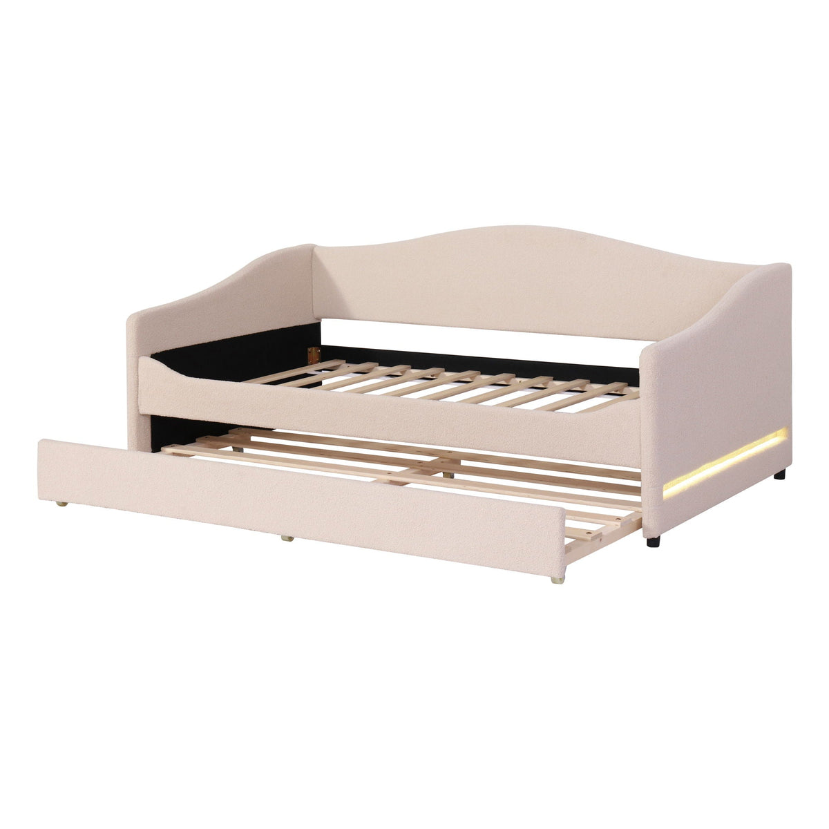 Design Upholstered Daybed With Light And Trundle, photo 19 of 21