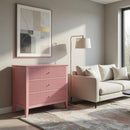 Fluted 3 Drawer Nightstand With Soft Close Slides by HouseOfZazla