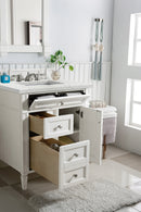 James Martin Brittany 30" Single Bathroom Vanity, Bright White