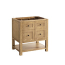 James Martin Breckenridge 30" Single Bathroom Vanity, Light Natural Oak
