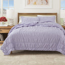 Gingham Printed Quilt Set - Gingham Collection by Great Bay Home