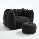 Soft Bean Bag Chair With High Resilient Foam by HouseOfZazla