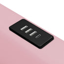 Platform Bed With Guardrail And Charging Station by Unique Piece Furniture