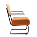 Accent Chair - Modern Industrial Slant Armchair with Metal Frame - Premium High Density Soft Single chair for Living Room Bedroom