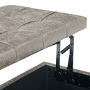 Harrison - Upholstered Coffee Table Storage Ottoman by Unique Piece Furniture